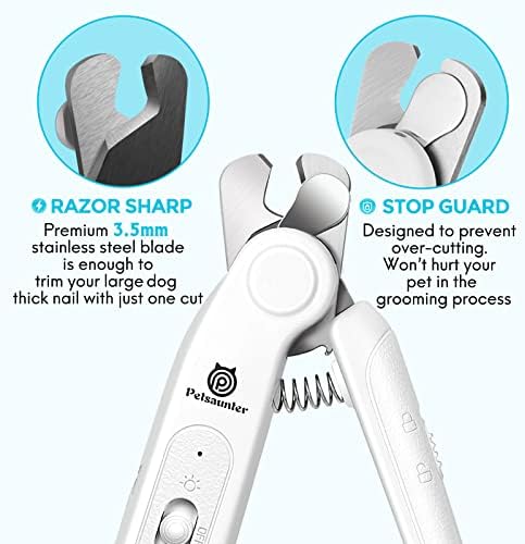 Ergonomic Pet Nail Clippers for Small to Medium Dogs and Cats, Comfortable Grip Design - Image 3