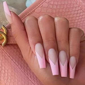 Poorly done acrylic nails.
