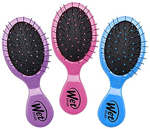 Portable hair brush that fits in backpack.