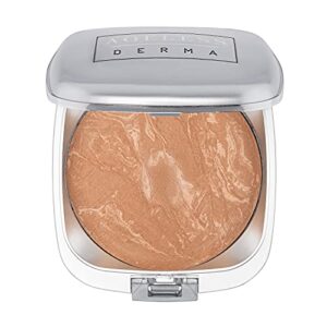 Powder foundation baked for flawless coverage.