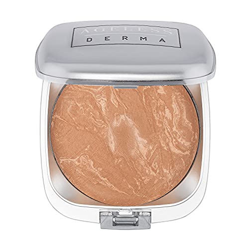 Powder foundation baked for flawless coverage.