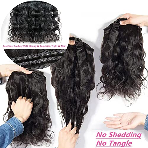 100% Human Hair Premium Bundles and Closure Set - Soft, Durable, Medium Brown - Image 5