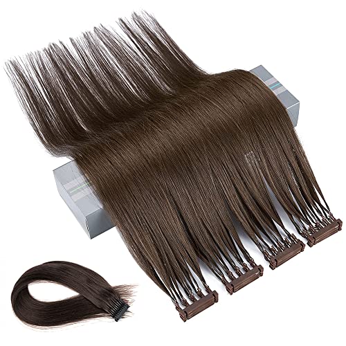 18 Inch 6D Premium Human Hair Extensions Seamless Natural Look and Feel