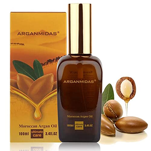 Pure Argan Oil for Hair and Skin - 4 oz Bottle, Nourishing Hydrating Formula