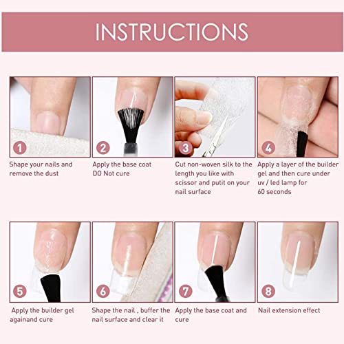 10ml Cracked Gel Nail Quick Repair Kit - Easy Application - Image 8