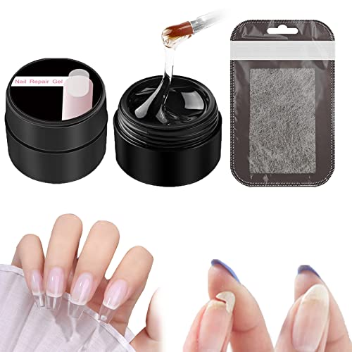 10ml Cracked Gel Nail Quick Repair Kit - Easy Application