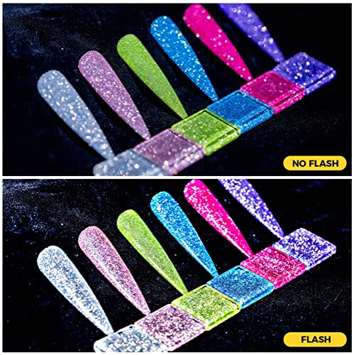 SparkleShine Reflective Blue Gel Nail Polish 15ml High Gloss Long-Lasting Finish - Image 8