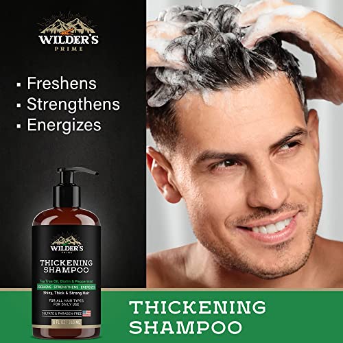 Argan Oil Regrowth Shampoo for Thinning Hair 12 oz Bottle - Image 2