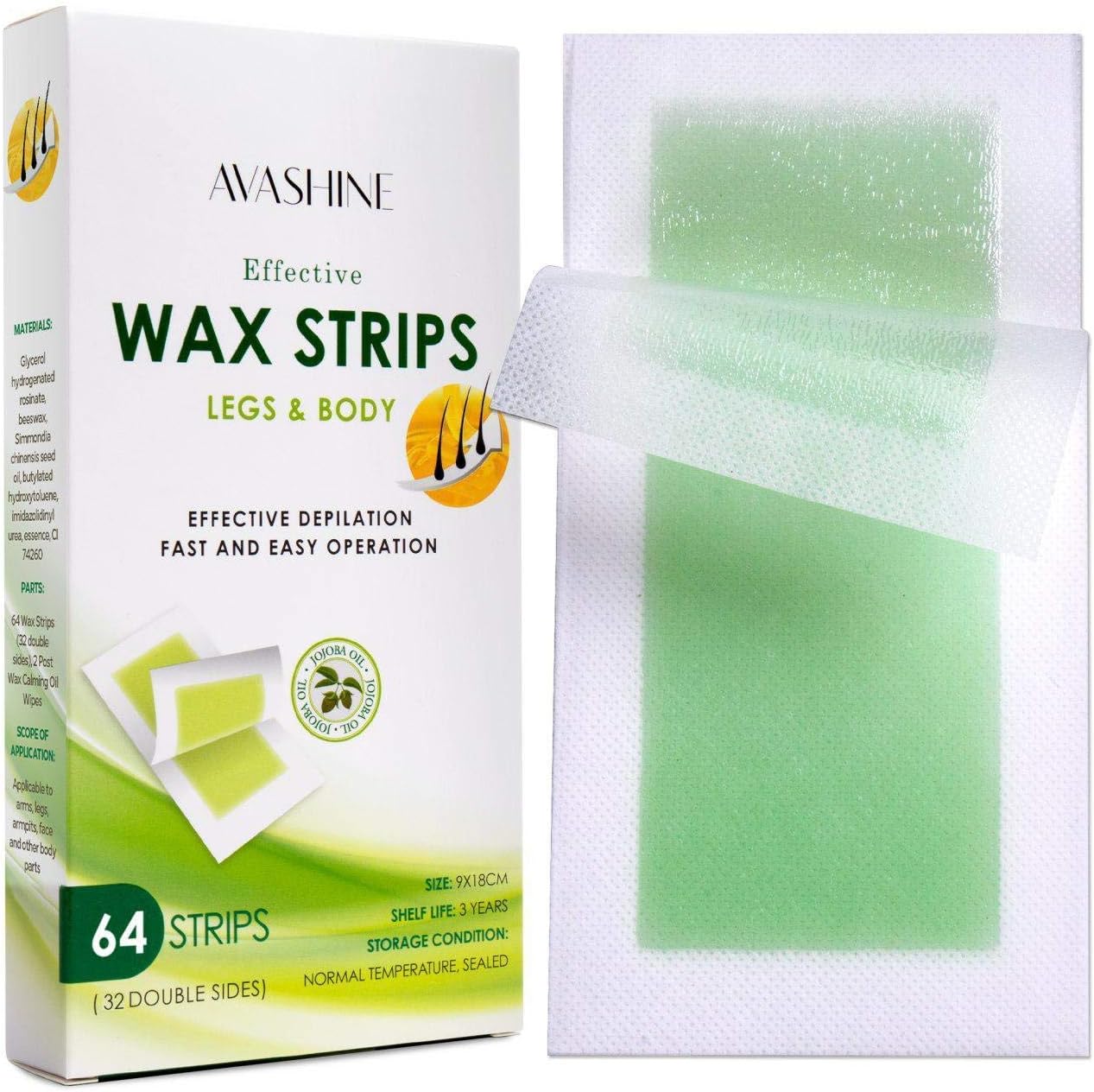 Remove back hair with wax for smooth results.