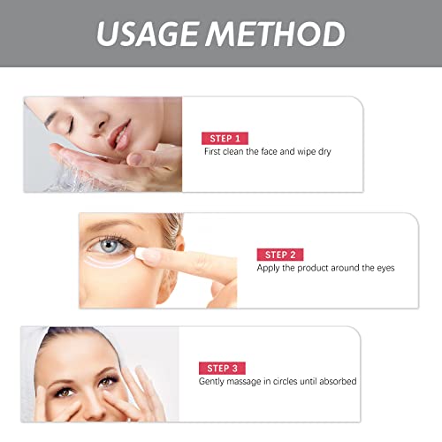 Revitalizing Anti-Aging Under Eye Cream for Dark Circles and Puffiness, 0.5 oz - Image 7