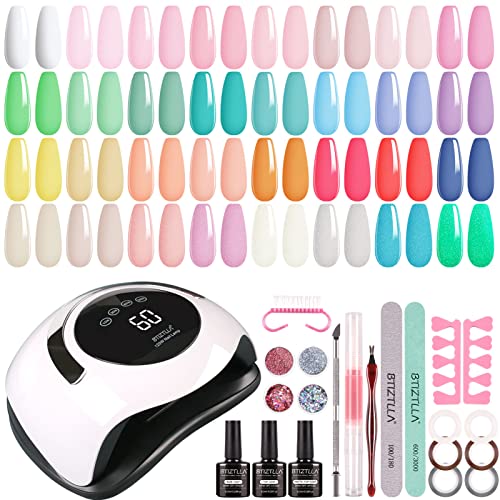 Rio 36W LED Nail Lamp and Gel Polish Kit for Professional Home Use