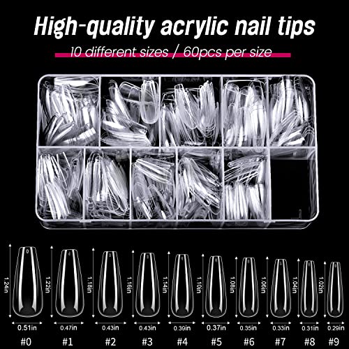 Rite Aid DIY Acrylic Nail Kit with Tools for Professional Manicures and Nail Art - Image 2