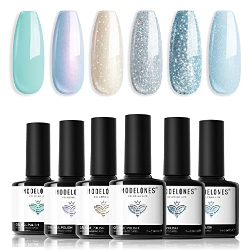 Robin Egg Blue 15ml Gel Nail Polish, Long-Lasting High-Gloss Finish