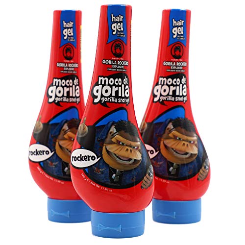 Rock On Styling Gel for Hair 8 oz Flexible Hold Non-Flaking Formula