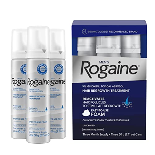 Rogaine 5% Minoxidil Hair Regrowth Foam 60mL for Men and Women - Image 4