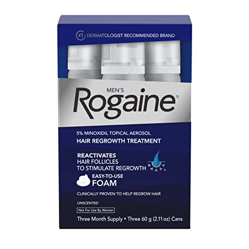 Rogaine 5% Minoxidil Hair Regrowth Foam 60mL for Men and Women - Image 2
