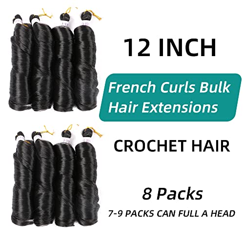 Romance Curl 18 Inch Human Hair Braiding Extensions Soft and Lightweight - Image 5
