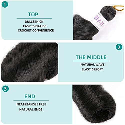 Romance Curl 18 Inch Human Hair Braiding Extensions Soft and Lightweight - Image 3