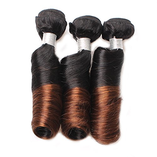 14 Inch 100% Remy Human Hair Weave, Romance Curl, Natural Black - Image 3
