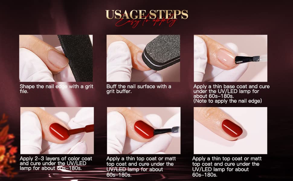 Rosalind 10ml Gel Nail Polish Pen, Easy Application, Long-Lasting Finish - Image 6