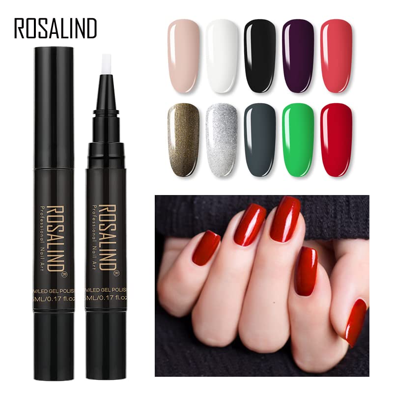 Rosalind 10ml Gel Nail Polish Pen, Easy Application, Long-Lasting Finish - Image 3