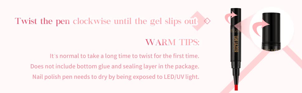 Rosalind 10ml Gel Nail Polish Pen, Easy Application, Long-Lasting Finish - Image 9