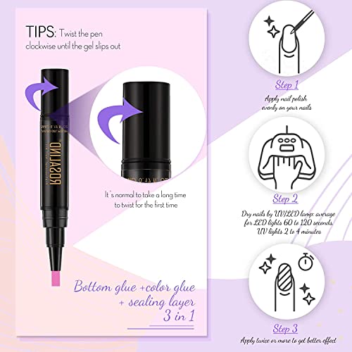 Rosalind 10ml Gel Nail Polish Pen, Easy Application, Long-Lasting Finish - Image 7