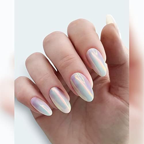 Rose Gold Chrome Gel Nail Polish 15ml for Long-Lasting, Shiny Finish - Image 7