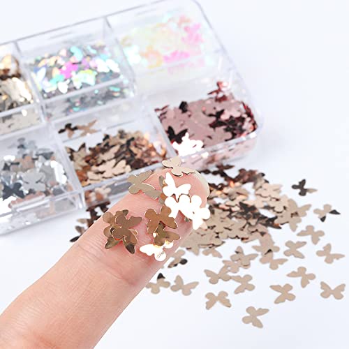 Rose Gold Glitter Acrylic Nails Set 24 Pieces for Glamorous Manicures - Image 4