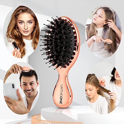 Rose Gold Complete Hair Brush Set 5 Piece Collection for All Hair Types - Image 5