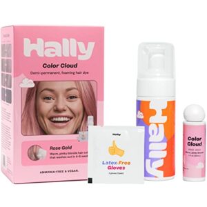 Rose Gold Hair Spray: Adds shimmery touch to hair.