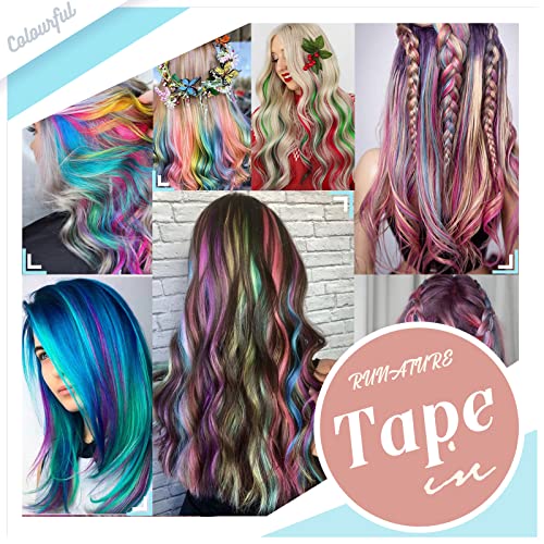 Rose Gold Premium Human Hair Extensions 18 Inch Clip-In Natural Look and Feel - Image 2