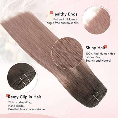 Rose Gold Human Hair Extensions - Image 4