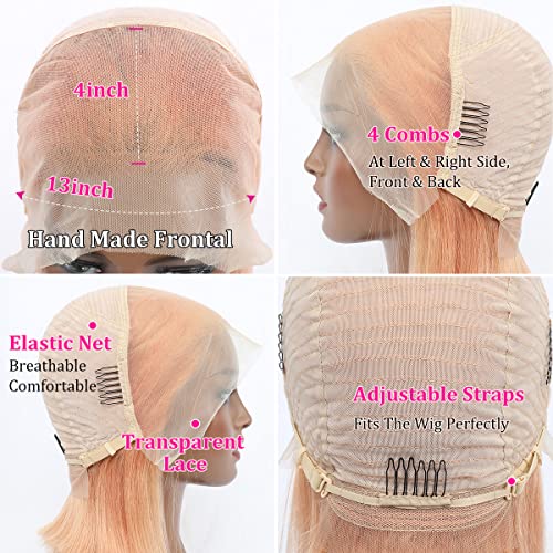 Rose Gold Human Hair Wig ? 100% Remy Quality - Image 4