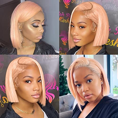 Rose Gold Human Hair Wig ? 100% Remy Quality - Image 5