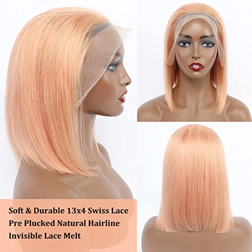 Rose Gold Human Hair Wig ? 100% Remy Quality - Image 3