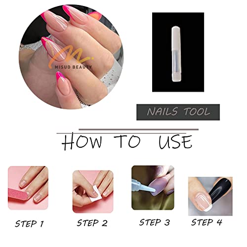 Rose Gold Stick-On Nail Wraps for Easy Application and Long-Lasting Wear, Full Cover - Image 6