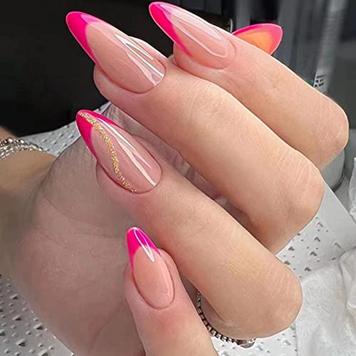 Rose Gold Stick-On Nail Wraps for Easy Application and Long-Lasting Wear, Full Cover