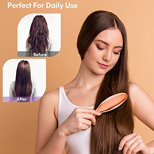 Rose Gold Wet Hair Brush: Shorter version. - Image 4