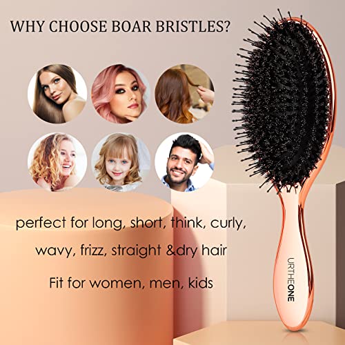 Rose Gold Wet Hair Brush: Shorter version. - Image 3