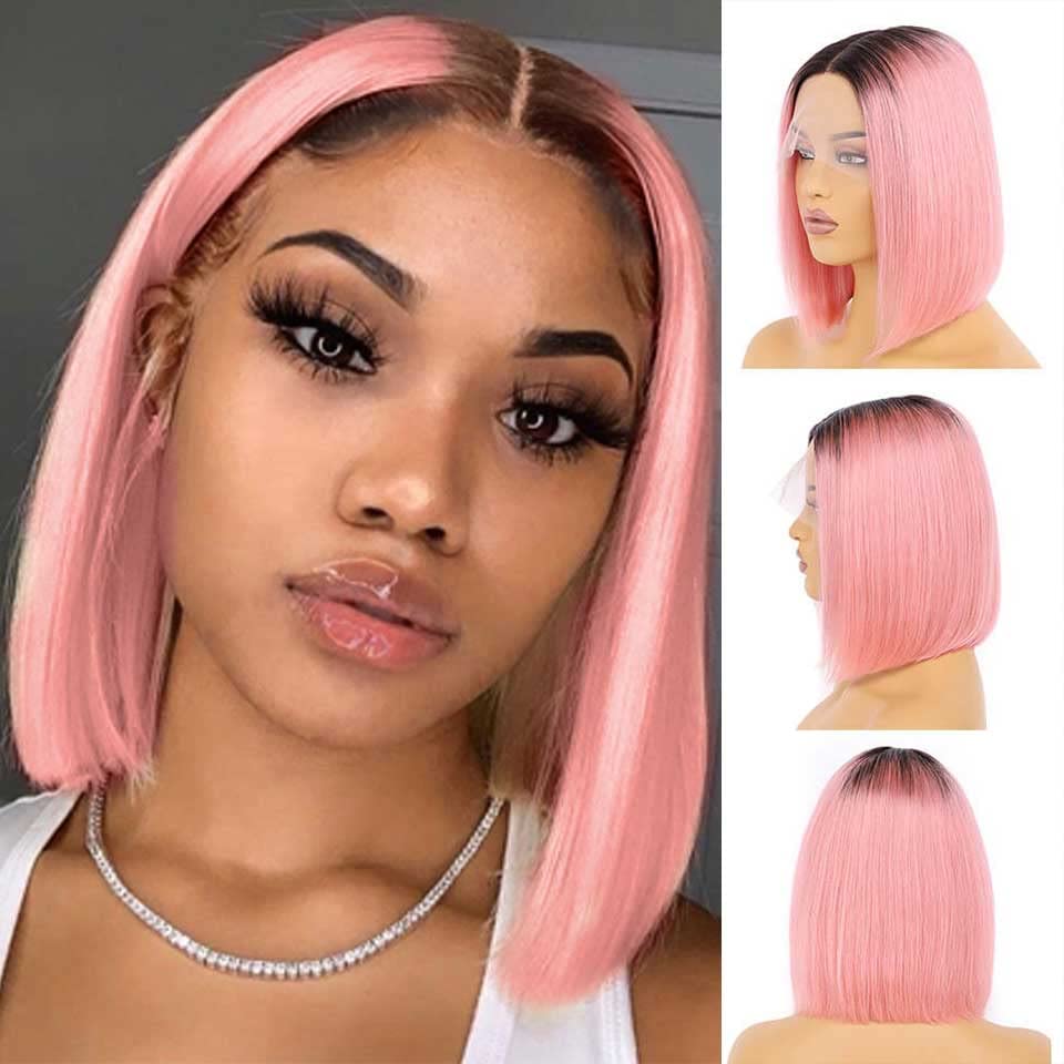 Rose 100% Remy Human Hair Wig Medium Length Natural Look Adjustable Cap