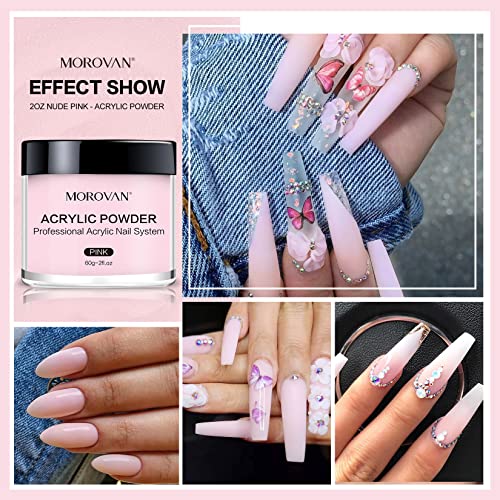 24 Piece Rose Quartz Acrylic Nails Set for Stylish, Durable Manicures - Image 5