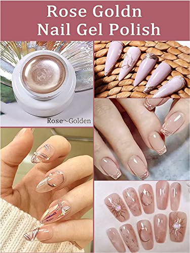 Rose Garden Gel Nail Art Kit for Stunning Designs Easy Application - Image 4