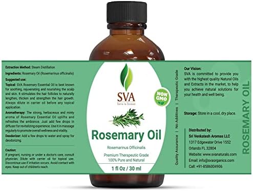 Nourishing Rosemary Hair Spray with Essential Oil, 8 oz, Refreshes Your Hair - Image 2