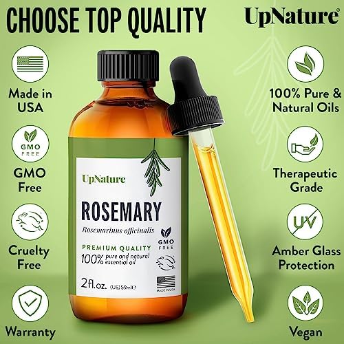Rosemary Oil Hair Growth Spray for Fuller, Thicker Hair 4 oz Natural Treatment - Image 6