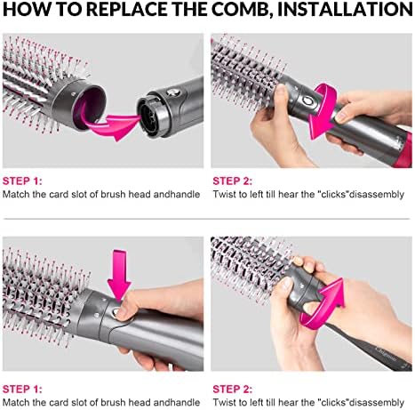 1.5-inch Rotating Brush Blow Dryer for Fast Styling and Drying - Image 9