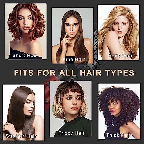 Rotating Hair Brush Dryer with 1.5-inch Barrel for Effortless Styling and Volume - Image 7