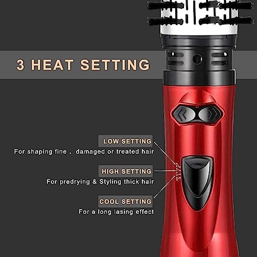Rotating Hair Brush Dryer with 1.5-inch Barrel for Effortless Styling and Volume - Image 4