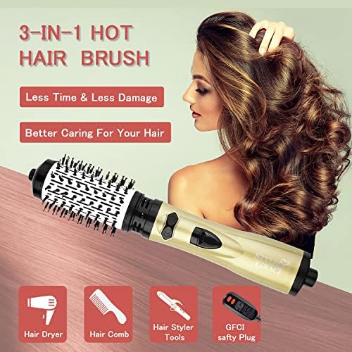 1.5-inch Rotating Hair Brush for Effortless Styling and Salon-Quality Results - Image 2