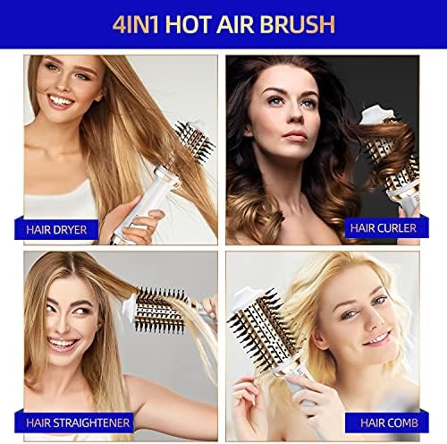 2-in-1 Rotating Hair Brush Styler with 1.5-inch Barrel for Effortless Styling and Volume - Image 5